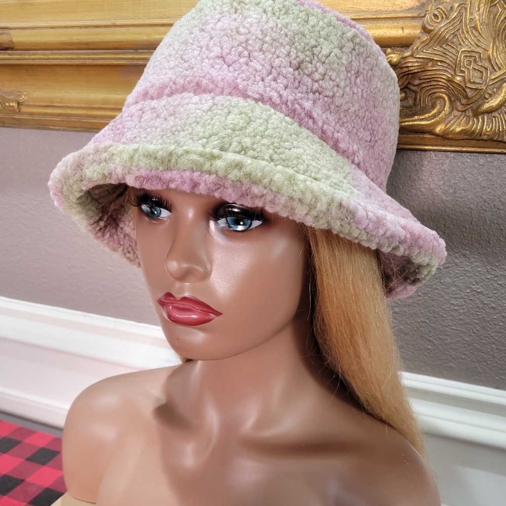 Lavender and Mint Colored Hat